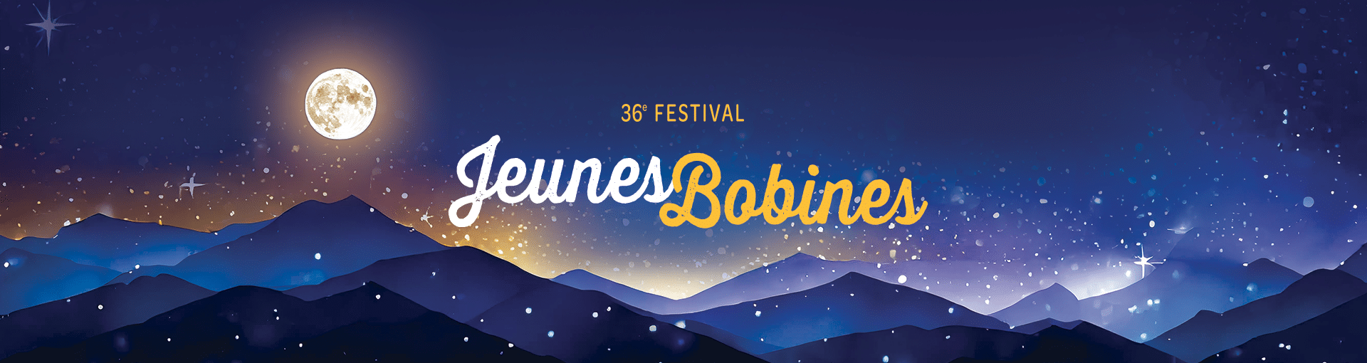 Bandeau visuel jeunes bobines 2025 la tête dans les étoiles